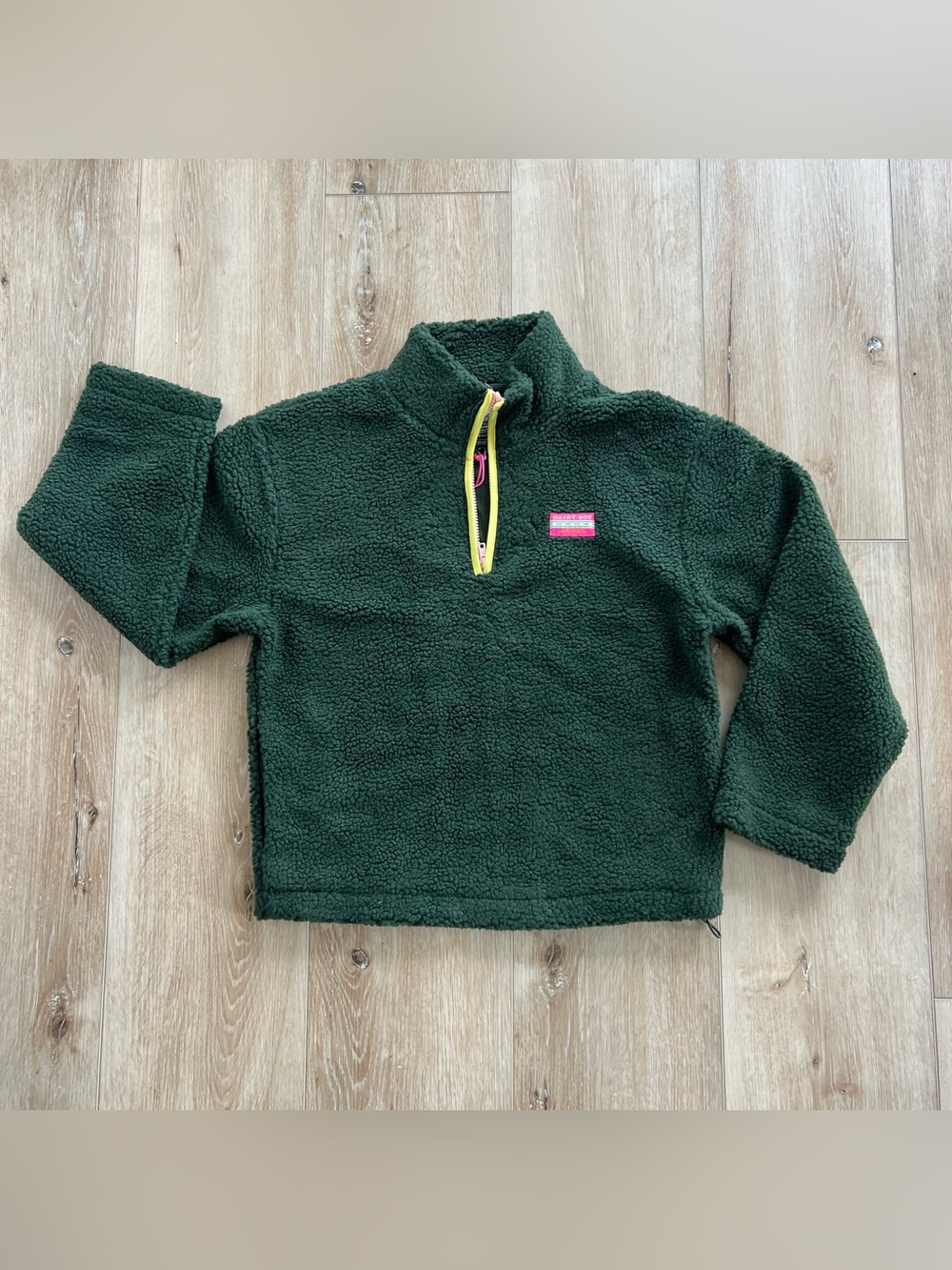 NWT Dairy Boy Mountain Fleece in Vermont Green